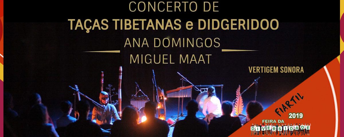 Concerto Taças Tibetanas e Didgeridoo , com Vertigem Sonora - Parceiro 3ª Feira da Diversidade